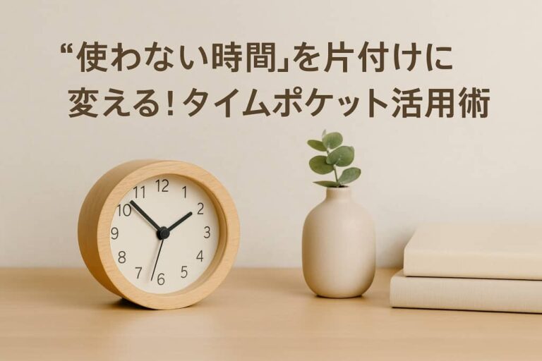 タイムポケット活用