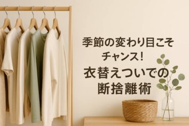 衣替えついでの断捨離