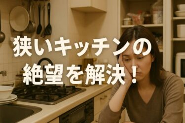 狭いキッチンの絶望を解決！