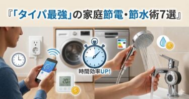 「タイパ最強」の家庭節電・節水術7選